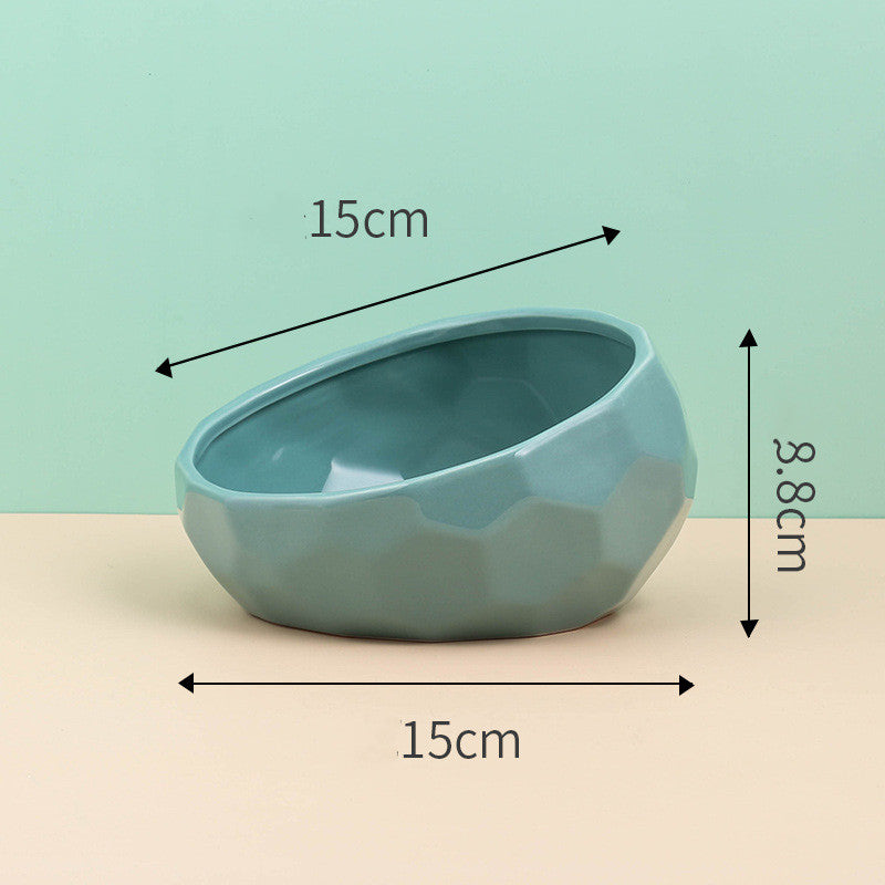 Modern Pet Elevated Ceramic Bowl