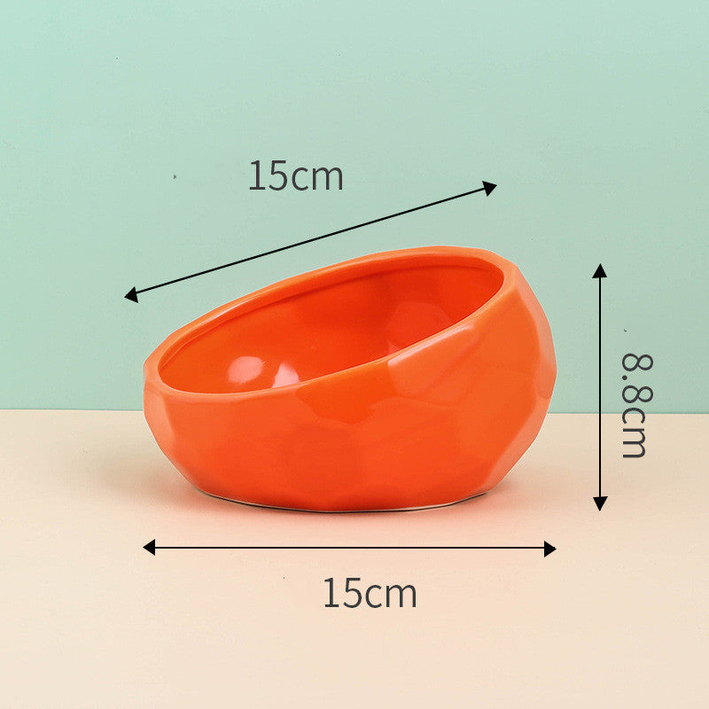 Modern Pet Elevated Ceramic Bowl