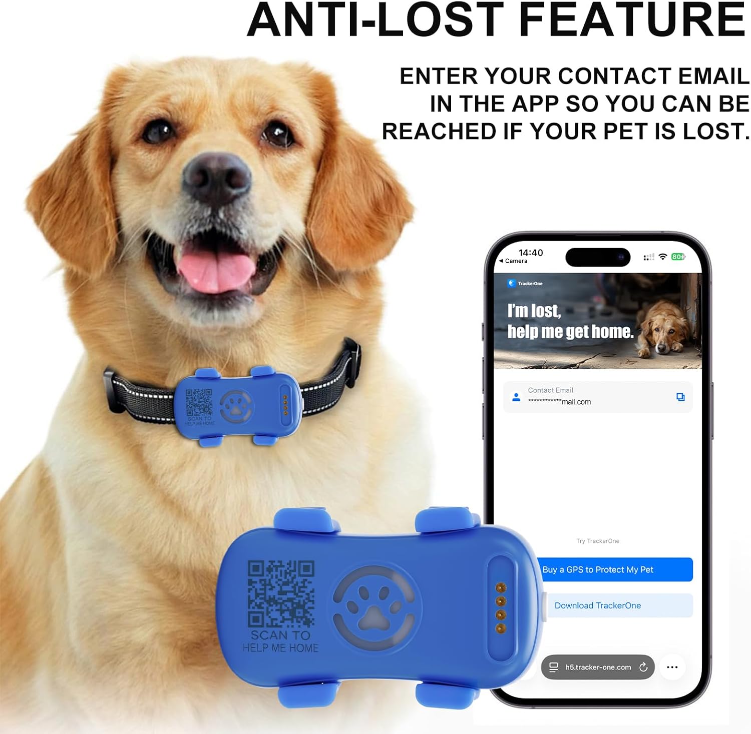 Anti-Lost Pet Tracker With Geofence