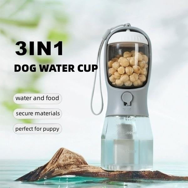 Three-in-one Portable Pet Cups